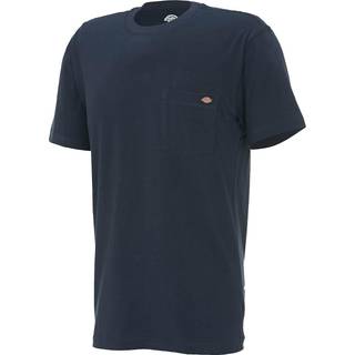 Dickies herre tungv?gt bes?tning hals kort?rmet tee henley shirt sort lille os