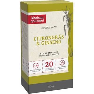 Khoisan Gourmet 2 x Te m. Citrongræs &amp; Ginseng