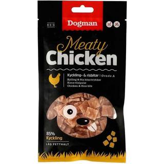 Meaty Chicken Hundegodbidder - Kylling & ris i tern / 80 g