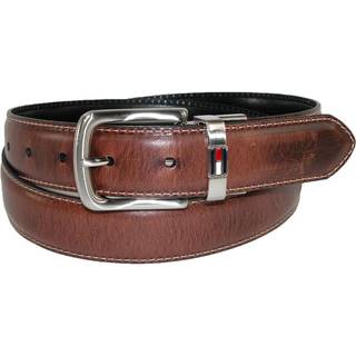 Tommy Hilfiger Men's Leather Reversible Belt (Pack med 1) Brown/Black 38