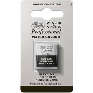 Winsor & Newton Professional akvarelfarve half pan Mars Black 386