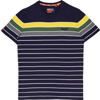Superdry Breton Stack T-shirt, fremstillet i økologisk bomuld