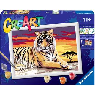 CreArt Paint by Numbers - Tiger