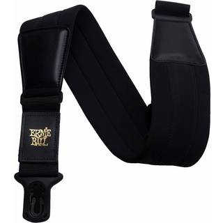 Ernie Ball Comfort Polylock Guitarrem i tekstil Wide Neoprene Black