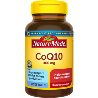 Nature Made CoQ10 400mg kosttilskud til hjertesundhedssttte 40 softgels 40 dages forsyning