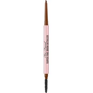 Too Faced - Super Fine Brow Detailer - Eyebrow Pencil - Brows Details- Dark Brown - For Women - Brun