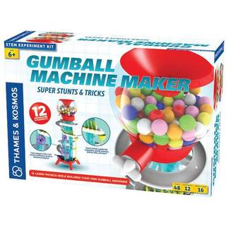 Thames & Kosmos Gumballmaskine Maker Lab: 12 eksperimenter til at bygge praktiske gumballmaskiner, lær fysik og teknik