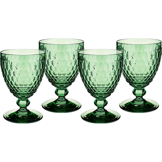Boston Wine Goblet -s?t af 4 af Villeroy & Boch Crystal - Green