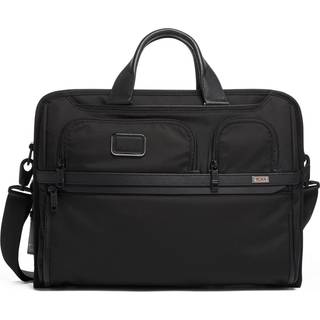 TUMI Alpha 3 Compact Large Laptop Brief Black