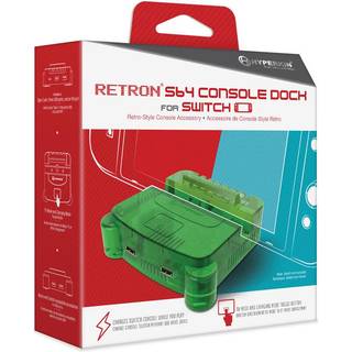 Hyperkin RetroN S64 Console Dock - Lime Green - Wired - Nintendo Switch