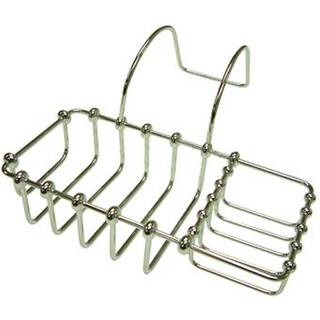 Kingston Brass CC2161 8 """" Clawfoot Bath Soap and Sponge Holder Polished Chrome