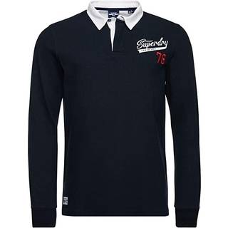 Superdry Langærmet rugbytrøje i jersey