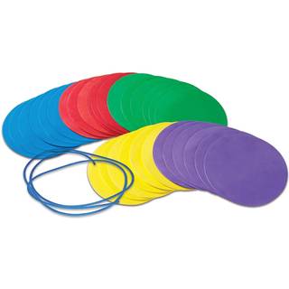 Læring af ressourcer Sociale distancerende diske Social Distance Classroom Supplies Distance Circles Set på 30 aldre 3