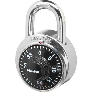 Master Lock 1500D 1-7/8in. Bred kombination dial hængelås sølv 1 pakke