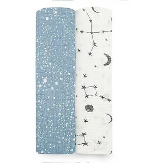 Aden + Anais aden + anais Blue Essentials Silky Soft Muslin Cosmic Blankets 2 Pack