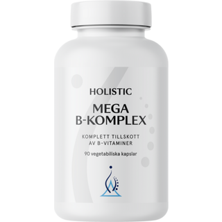 Holistisk Mega B-kompleks, 90 kapsler