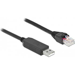 Delock USB-A 2.0 han til TS-232 RJ45 han - 50 cm