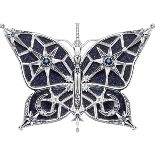 Thomas Sabo PE925-945-7 Anhänger Schmetterling Stern & Mond groß