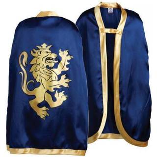 Noble Knight Ridderkappe- Blå Lion Touch Udklædning 3165
