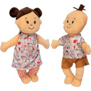 Manhattan Toy Wee Baby Stella Peach 12 """" Soft Baby Twin Dolls