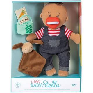 Manhattan Toy Wee Baby Stella Tiny Farmer 12 """" Soft Baby Doll Set