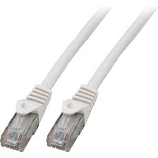 Patchkabel kat6 u/utp lszh 0,5m hvid