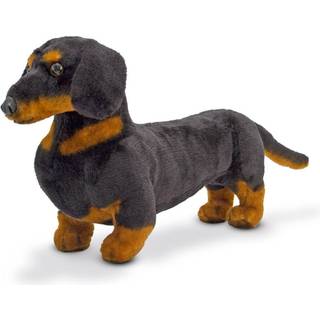 Melissa & Doug Giant Dachshund - Likagtige udstoppede dyrehund stor