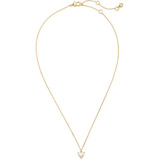 Kate Spade New York Gold Pearl Heart Necklace - Gold - 49cm