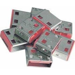USB-A Port Blocker - 10 låse - Pink