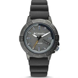 Columbia Peak Patrol Quartz Grey Dial Grey Silicone Strap Men's Watch CSC03-003