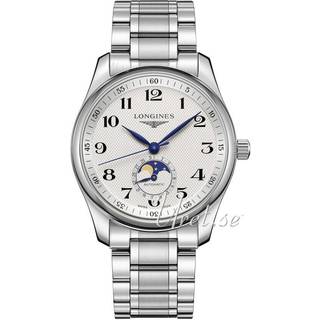 Longines L2.910.4.78.6 Master Sølvfarvet/Stål Ø40 mm