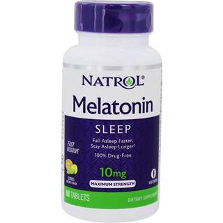 Natrol Melatonin hurtig opløsning jordbær 10 mg
