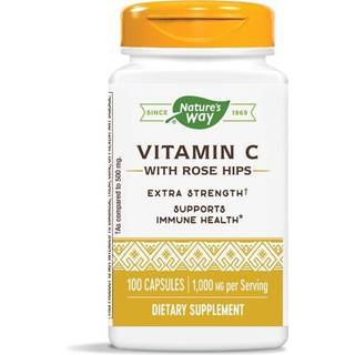 Natures Way - Vitamin C med Hyben 100 Kapsler