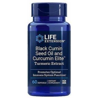 Sort spidskommenfrøolie og Curcumin Elite Gurkemejeekstrakt - 60 softgels