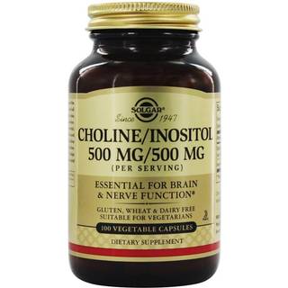Solgar - Choline/Inositol 100 kapsler