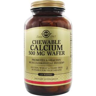 Solgar - Tyggevenlig Calcium 500 mg Vaffel (120 vaffler)