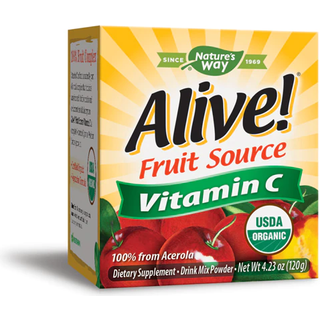 Nature's Way – Alive!® Fruit Source Vitamin C Drink Mix 120 g
