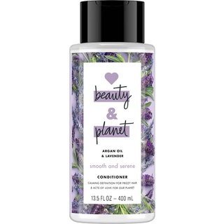 K?rlighed sk?nhed og planet glat og roligt 100% bionedbrydeligt balsamfugtighedsbalsam til krusning af frizz -kontrol arganolie og lavendel vegan