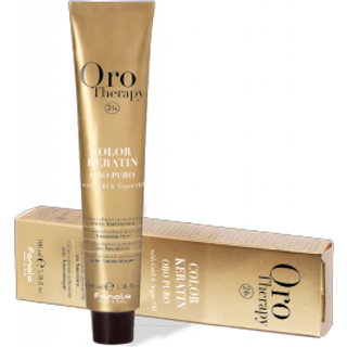 Fanola Farveændring Hårfarve og skyllefarve Oro Therapy Oro Puro Color Keratin No. 8,14 Nougat 100 ml (1.110,00 kr / 1 l) - 100 ml