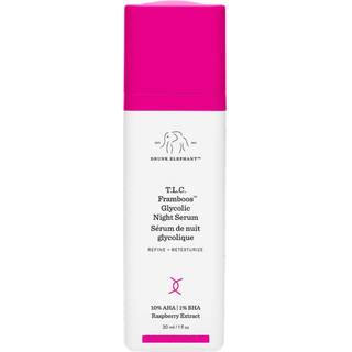 Drunk Elephant - T.l.c. Framboos™ Glycolic Night Serum - Serum Til Ansigt - T.l.c. Glycolic Night Serum 30ml - For Women