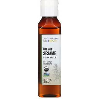 Aura Cacia Organic Skin Care Oil Protecting Sesame 4 Fluid ounce