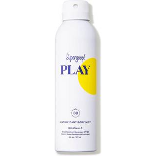 Supergoop! Spil SPF 30 Antioxidant Body Mist m/ vitamin C 6 FL OZ - Bred Spectrum Suncreme Spray til f?lsom hud - Rene ingredienser - fantastisk