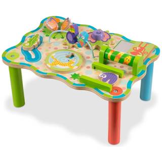 Melissa & Doug First Play Childrens Jungle Wooden Activity Table til småbørn