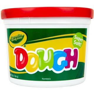 Crayola Dough - Rød (3lb) Bulk Modelling Dough for Kids Clay Alternative Resealable Tub Ages 3 Fantastisk til Kids Arts & Crafts