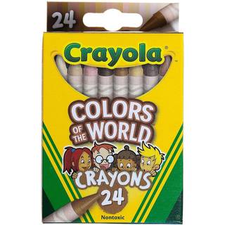 Crayola: Verdens farver, Hudfarvede pasteller - 24 stk.