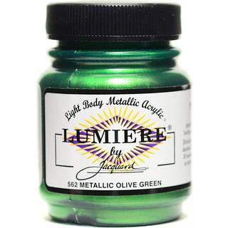 Jacquard Lumiere Metallic and Pearlescent Paint 2,25 oz 562 Met Olive Gold