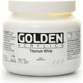 Golden Artist Acrylic 32 Ounce Jar Titanium White (1380-7)