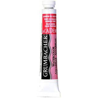 Grumbacher Academy Watercolor Paint 7,5 ml/0,25 ounce Cadmium Red Deep Hue (A026)