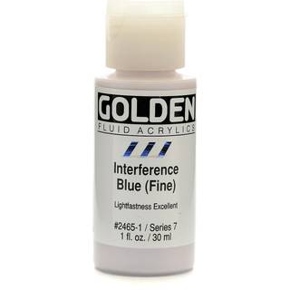 Golden Fluid Acrylics 30 ml - 2465 Interference Blue F.