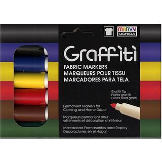Uchida of America Graffiti Permanent mark?r Assorteret 6 pr. S?t 5,63 x 5 x 0,63